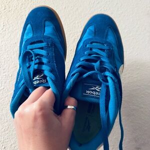 Reebok Blue and White Casual Shoes